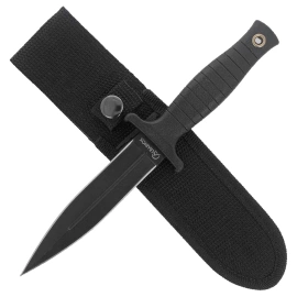 Martinez Albainox Boot Knife Black ABS, Black 3Cr13Mov (32299)