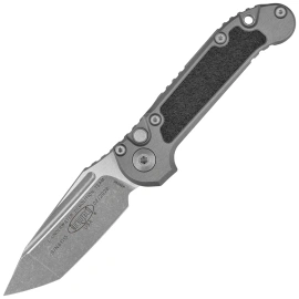 Microtech LUDT Gen III T/E Automatic Knife Natural Clear Aluminum, Apocalyptic M390MK by Tony Marfione (1136-10APNC)