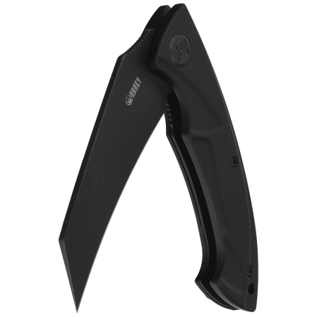 Kubey Anteater Knife Black G10, Blackwashed 14C28N (KU212D)