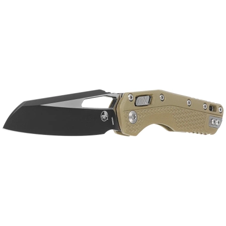 Microtech MSI S/E OD Green Tri-Grip Polymer, Black/Bead Blasted M390MK by Tony Marfione (210T-1PMOD)