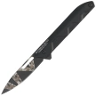 Extrema Ratio Ferrum T Knife Black Warfare Aluminum, Geotech Camo N690 (04.1000.0367/BDW/BLK)