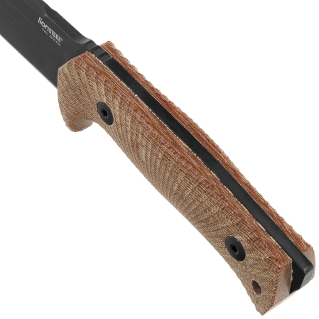 Nóż LionSteel Tactical Natural Canvas Micarta, Black Stonewashed Niolox by Molletta (T5B CVN)