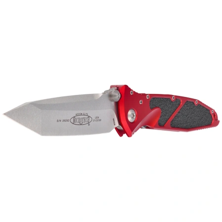 Nóż składany Microtech Socom Elite T/E-M Red Aluminium, Stonewashed M390MK by Tony Marfione (161-10RD)