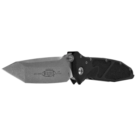 Nóż składany Microtech Socom Elite T/E-M Black Aluminium/3M, Stonewashed M390 by Tony Marfione (161-10)