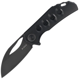 Nóż składany Kizer Hawk Black Titanium, Polished Black DLC M390 by Carlos Elstner (Ki4683A1)