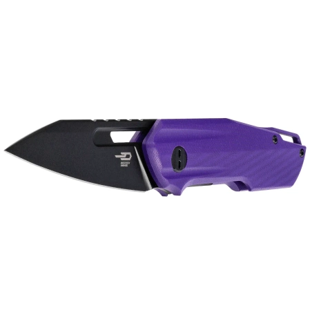 Bestech Toddler Knife Purple G10, Black PVD 14C28N by Maciej Torbé (BG64D)