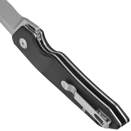 Nóż składany Bestech Barracuda Black G10, Stonewashed/Satin D2 (BG15A-1)