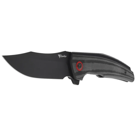 Nóż składany Reate Jack Jr. Black Aluminium, Black DLC S30V (Jack Jr. BKAL DLC RDAL)