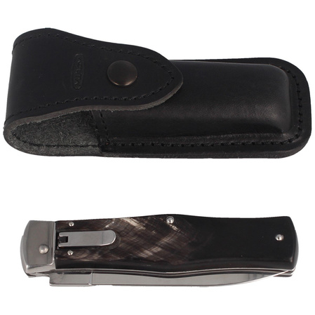 Mikov Predator Buffalo Horn Automatic Knife (241-NR-1/KP)