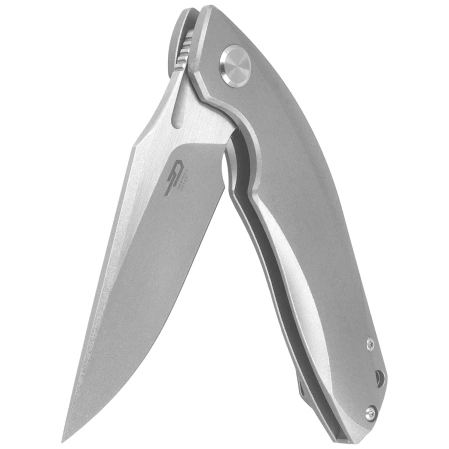 Bestech Knife Ghost Grey Titanium, Stonewashed / Satin CPM S35VN (BT1905A)