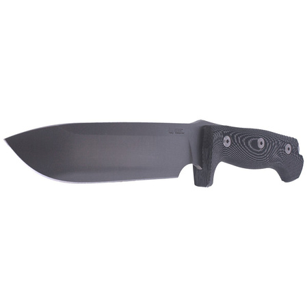 LionSteel Black Micarta, Fixed Satin Blade (M7 MS)