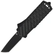 Tekto A2 Badger Mini T/E OTF Knife Carbon Fiber / Aluminum, Black Titanium D2