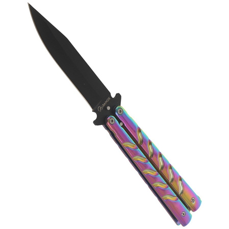 Nóż motylek Martinez Albainox Balisong Colours-Black (02122)