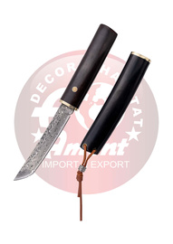 Nóż Tramuntana Knives Tanto H1201N Ebony, VG10 Damascus (TK-H1201N)