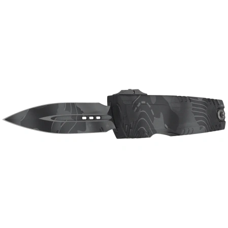 Nóż automatyczny OTF Microtech Luminary ZBP D/E Signature Topographic Urban Camo Aluminium, Topographic Urban Camo M390MK by Tony Marfione (1270-1TPUCS)