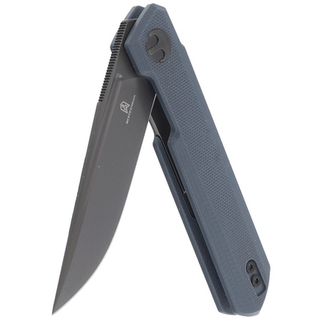 Nóż składany Bestechman Mini Dundee Grey G10, Grey PVD D2 by Ostap Hel (BMK03F)