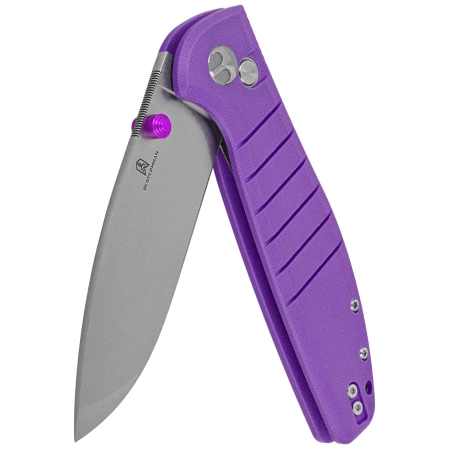 Bestechman Knife Goodboy Purple G10, Satin D2 by Keanu Alfaro (BMK04G)