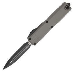 Microtech Ultratech D/E Gen III ZBP OTF Knife Natural Clear Aluminium, Black M390MK by Tony Marfione (1122-1NC)