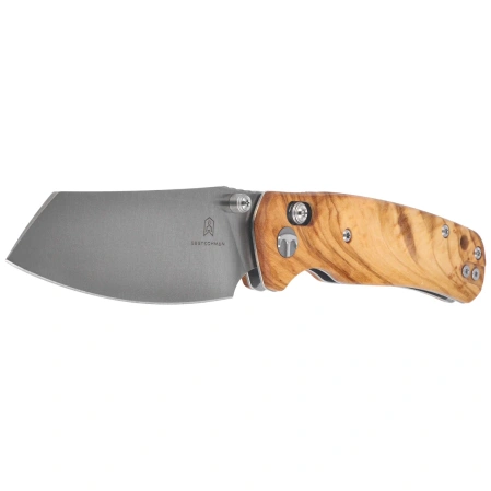 Nóż składany Bestechman Cicada's Wing Olive Wood, Satin 10Cr15MoV (BMK06-W-1)