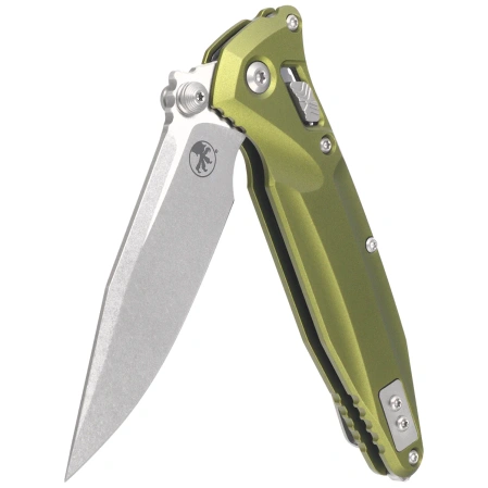 Microtech Socom Delta Ram-Lok S/E-M Knife OD Green Aluminum, Stonewashed M390MK (159RL-10OD)