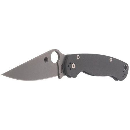 Nóż składany Spyderco Para Military 2 Dark Gray G10, Satin Maxamet by Sal, Eric Glesser (C81GPDGY2)