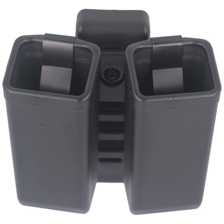 Podwójna ładownica ESP na dwurzędowe magazynki 9 mm Luger / .40 z obrotowym mocowaniem UBC-02, czarna (MH-MH-14)