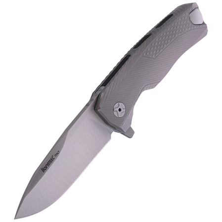 LionSteel ROK Knife Grey Titanium, Satin M390 by Molletta (ROK G)