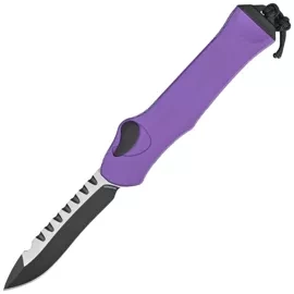 Heretic Knife Hydra R/E Purple Aluminum, Black DLC/Satin MagnaCut by Tony Marfione Jr.