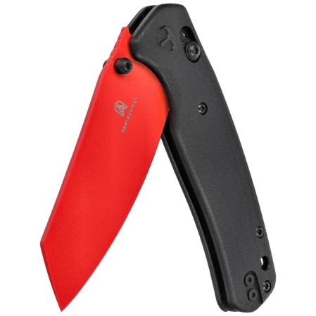 Bestechman Cicada's Wing Black G10, Red 10Cr15MoV (BMK06F)