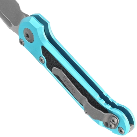 Nóż automatyczny Microtech LUDT Gen III T/E Turquoise Aluminium, Apocalyptic M390MK by Tony Marfione (1136-10APTQ)