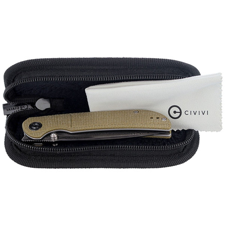 Nóż składany Civivi Imperium Olive Micarta, Black Damascus (C2107DS-2)