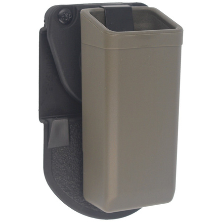 Ładownica ESP na dwurzędowy magazynek 9 mm / .40 z obrotowym mocowaniem ESP Paddle, olive drab (MH-24 OD)