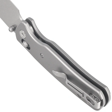 Nóż składany Bestechman Cicada's Wing Grey Slab Side Stainless Steel, Stonewashed 10Cr15MoV (BMK06-S-7)