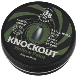 JSB Slug KnockOut .216 / 5.50 mm, 1.350 g, 200 pcs (546022-200)