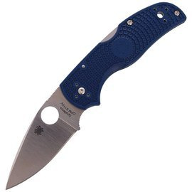 Spyderco Native 5 Dark Blue FRN Knife, Satin CPM S110V by Sal Glesser (C41DBL5)