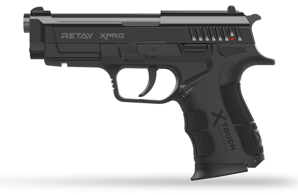 Retay XPRO 9mm P bang gun.A.K. Black (XPRO 9mm PAK Black)