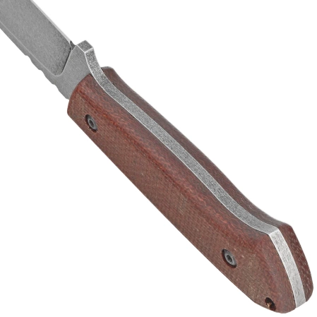 Za-Pas Knives Ultra Outdoor Brown Micarta, Black Cerakote O2 (UO-CE-M-BR)