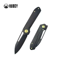 Kubey Royal Knife Black Titanium, Black Coated M390 by Colin Maisonpierre (KB321O)