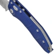 Microtech Stitch-A S/E Automatic Knife Navy Blue Aluminum, Stonewashed M390MK by Borka Blades and Tony Marfione (169-10NA)