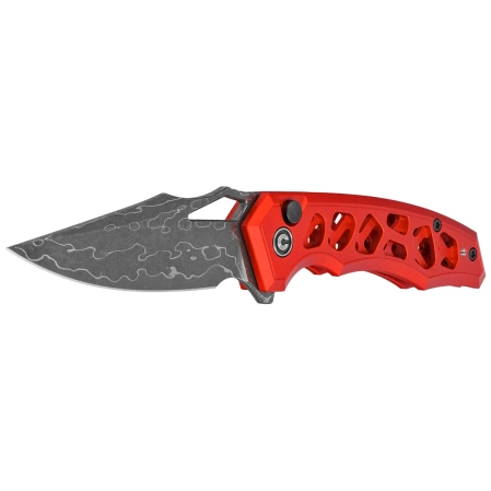 Nóż składany Civivi Anaaki Red Aluminium, Damascus (C24039-DS1)