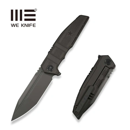 Nóż składany WeKnife Breach LE No ???/200 Charcoal Gray Titanium, Dark Gray Stonewashed M390 (WE25077-1)