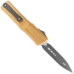Microtech Combat Troodon Gen III D/E OTF Knife Tan Aluminum, Black M390MK by Tony Marfione (1142-1TA)