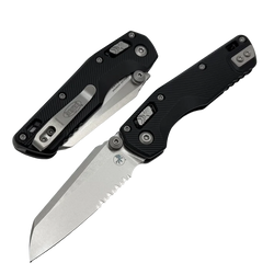 Nóż składany Microtech MSI Ram-Lok Mini S/E Black Fluted Aluminium, Stonewashed P/S M390MK by Tony Marfione (210M-11FL)
