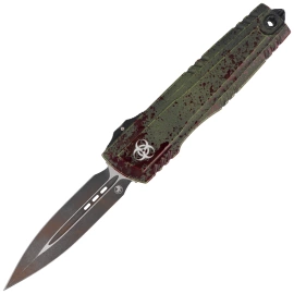 Microtech Luminary ZBP D/E Signature OTF Knife Outbreak Aluminum, Outbreak M390MK by Tony Marfione (1270-1OBDS)