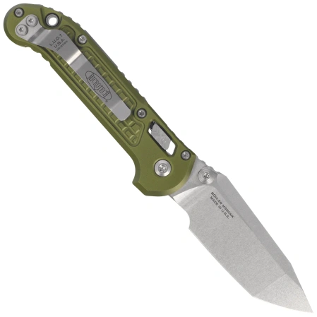 Nóż składany Microtech LUDT Ram-Lok T/E OD Green Frag Aluminium, Stonewashed M390MK by Tony Marfione (1136RL-10FROD)