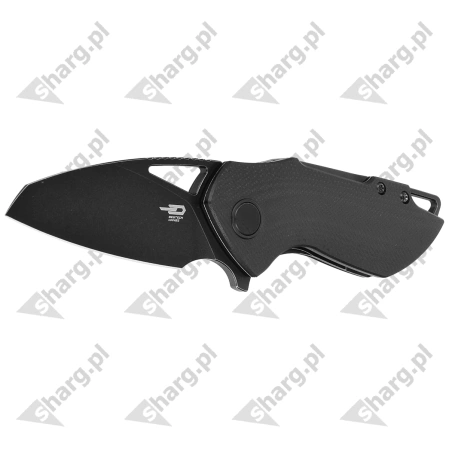 Nóż składany Bestech Riverstone Black G10, Black Stonewashed 154CM by Frank Grissom (BL03C)