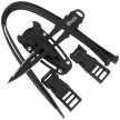 MAC Apnea 9 BE Diving Knife Black Skeletonized, Black PTFE W 1.4060