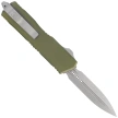 Nóż automatyczny OTF Microtech Scarab II Gen III Executive D/E OD Green Aluminium, Apocalyptic M390MK by Tony Marfione (1175-10APOD)