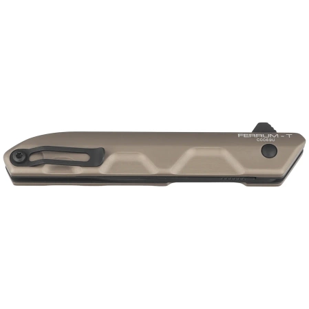 Nóż składany Extrema Ratio Ferrum T Tactical Mud Aluminium, Black MIL-C N690 (04.1000.0367/BLK/TM)