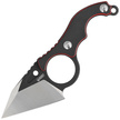 Kubey Hippocam KU166A Knife Black G10, Satin/Blackwashed D2